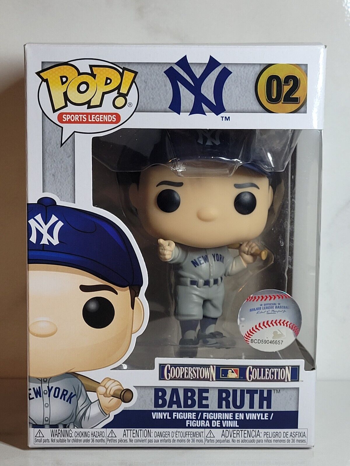 Babe Ruth Funko Pop #02 MLB New York Yankees