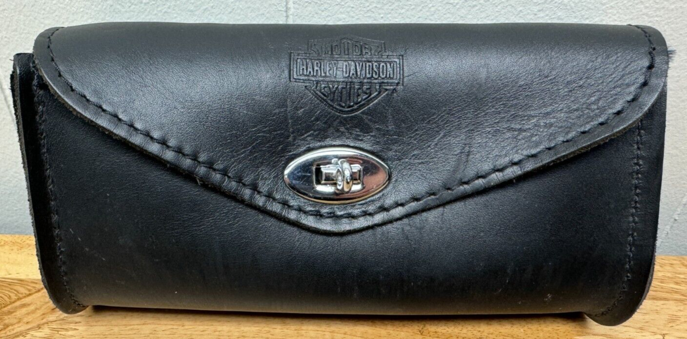 Harley Davidson - Black Leather Pouch