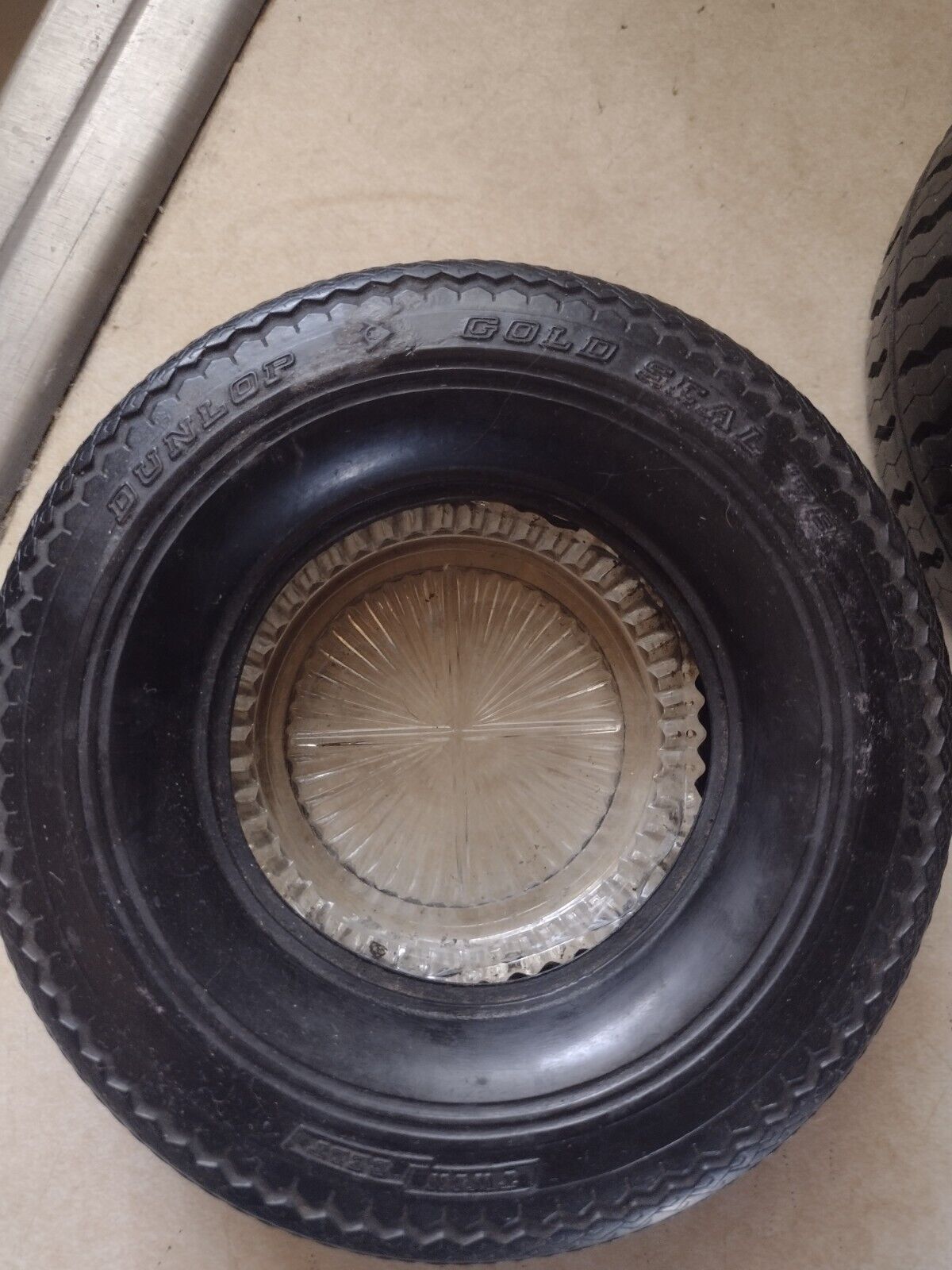Vintage Dunlop Tire Ashtray