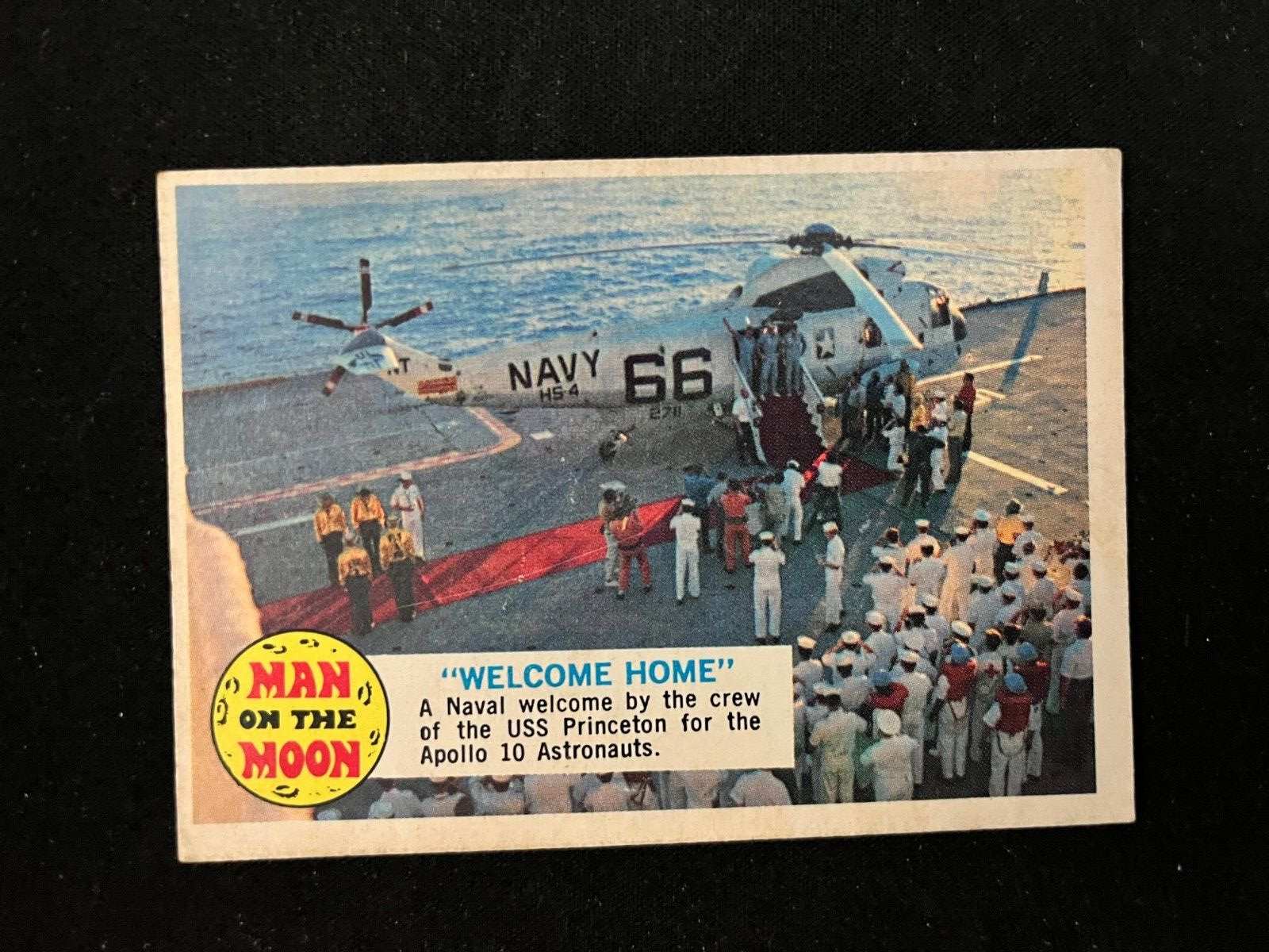 1969 OPC Man on the Moon #32A Welcome Home Ex