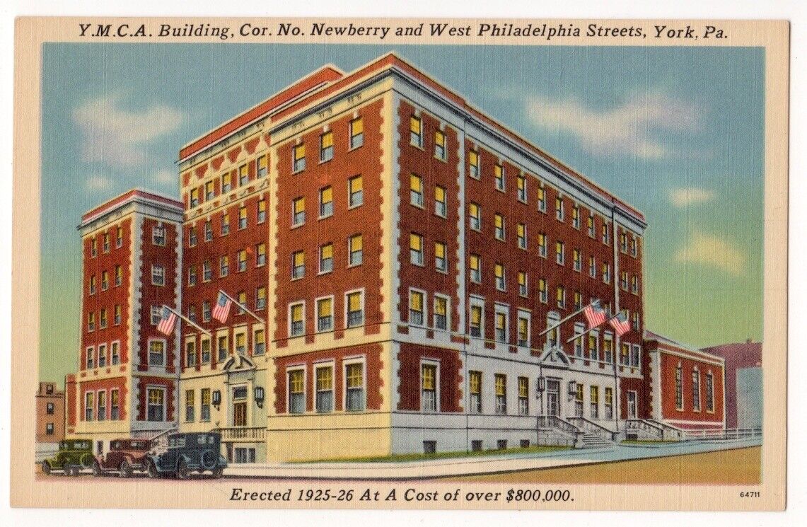 York Pennsylvania c1930's Y.M.C.A. Building, Young Men's Christian Association