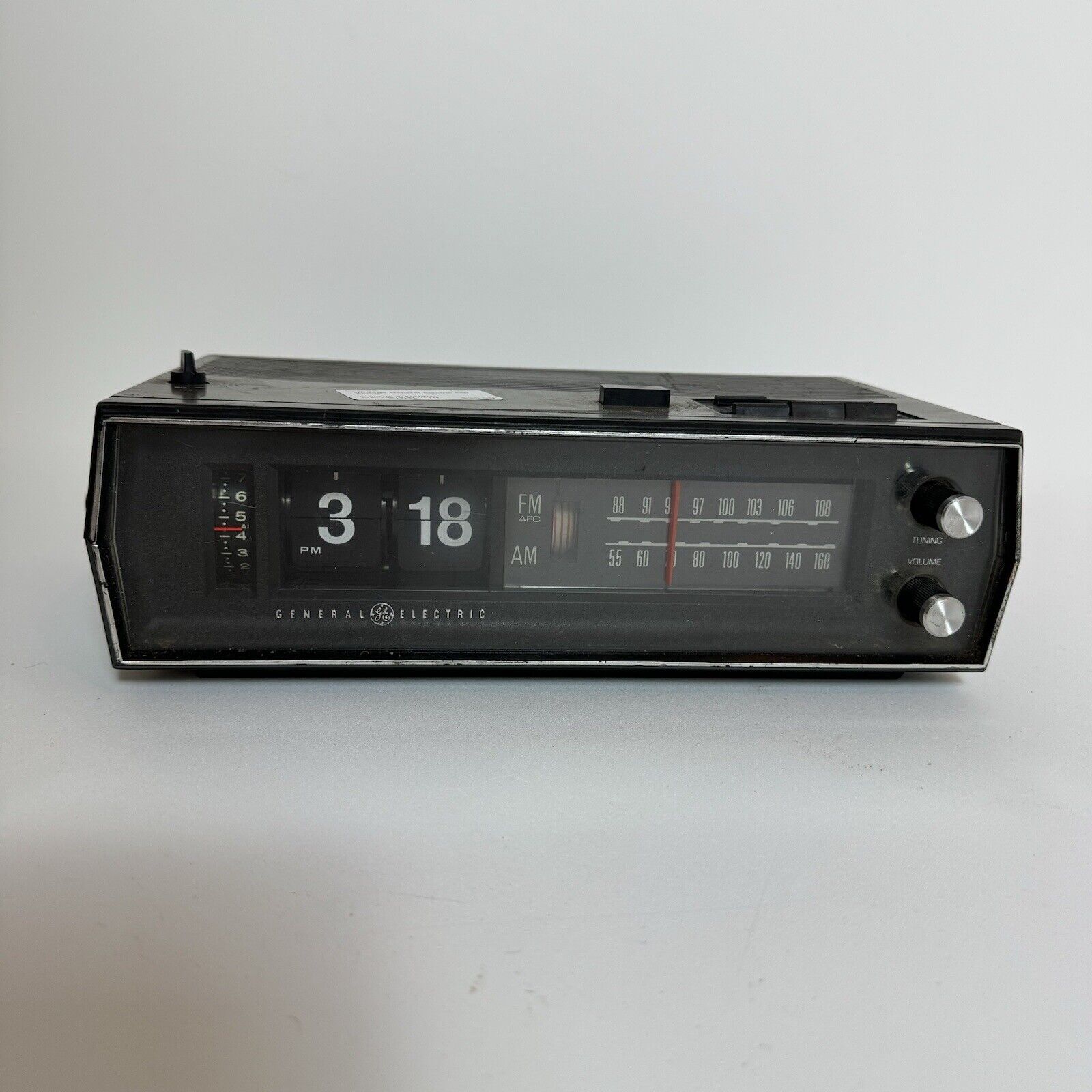 Vintage General Electric Flip Clock Radio Alarm Sleep-Timer Tested & Work Rare