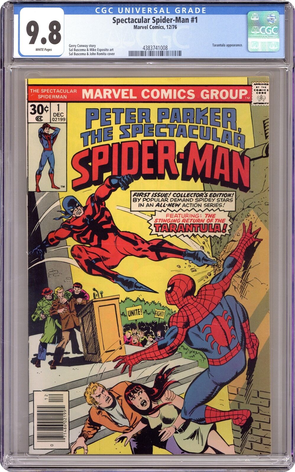 Spectacular Spider-Man Peter Parker #1 CGC 9.8 1976 4383741008