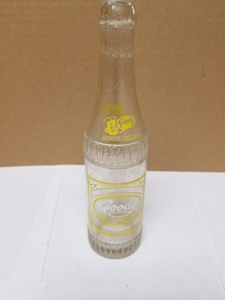 Vintage 10 Oz Goody Rootbeer Glass Bottle Oshkosh, WI