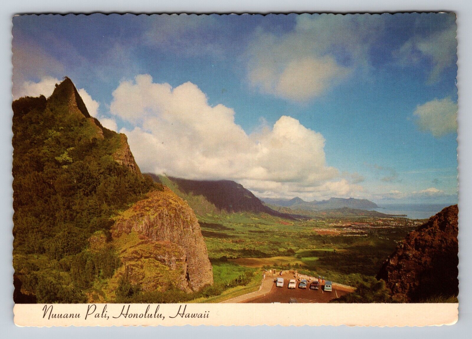Nuuanu Pali Honolulu Hawaii Vintage Posted 1973 Postcard