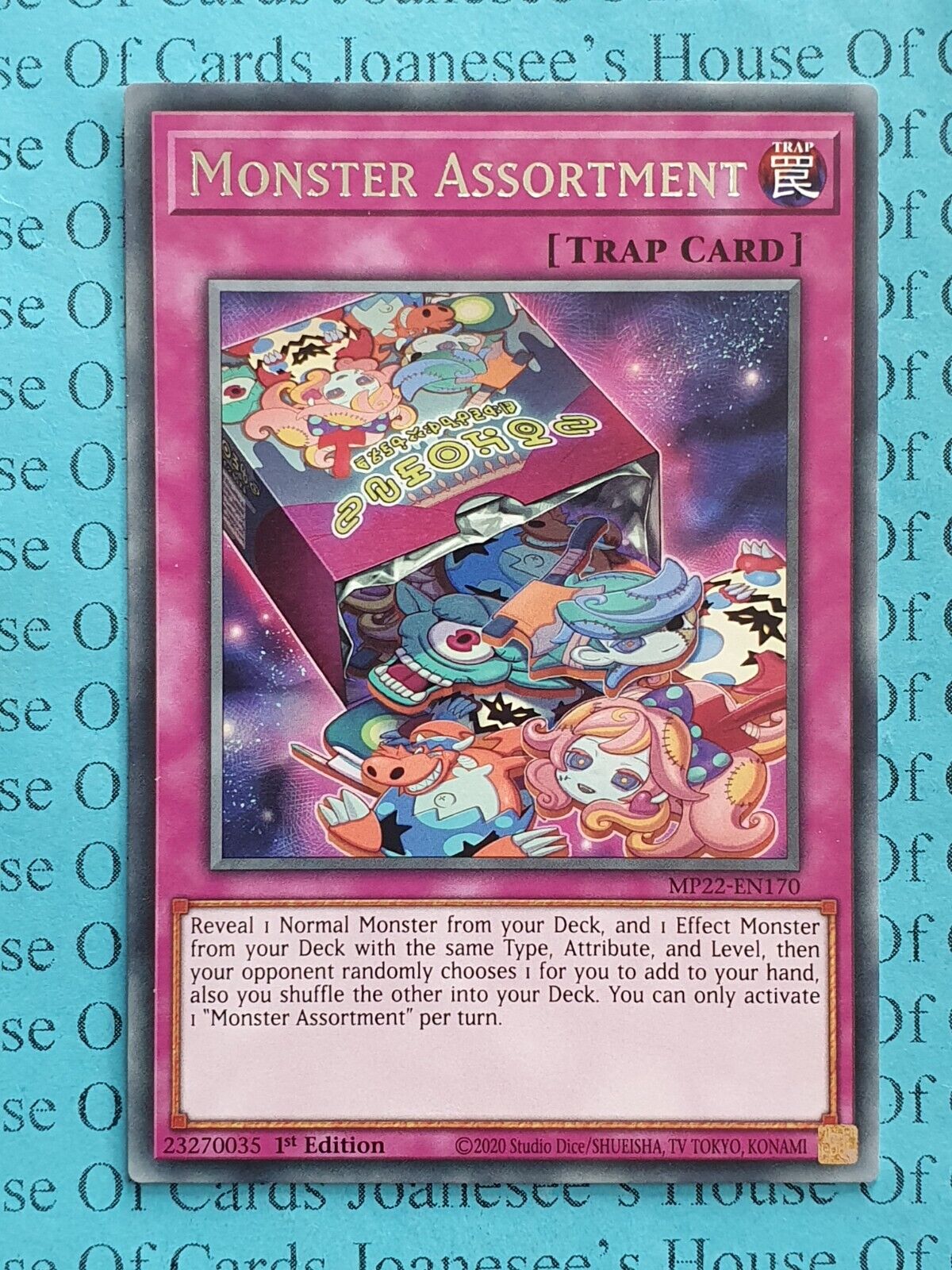 Monster Assortment MP22-EN170 Rare Yu-Gi-Oh Card 1st Edition New