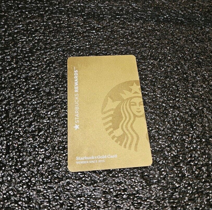 HTF 2015 Starbucks GOLD CARD