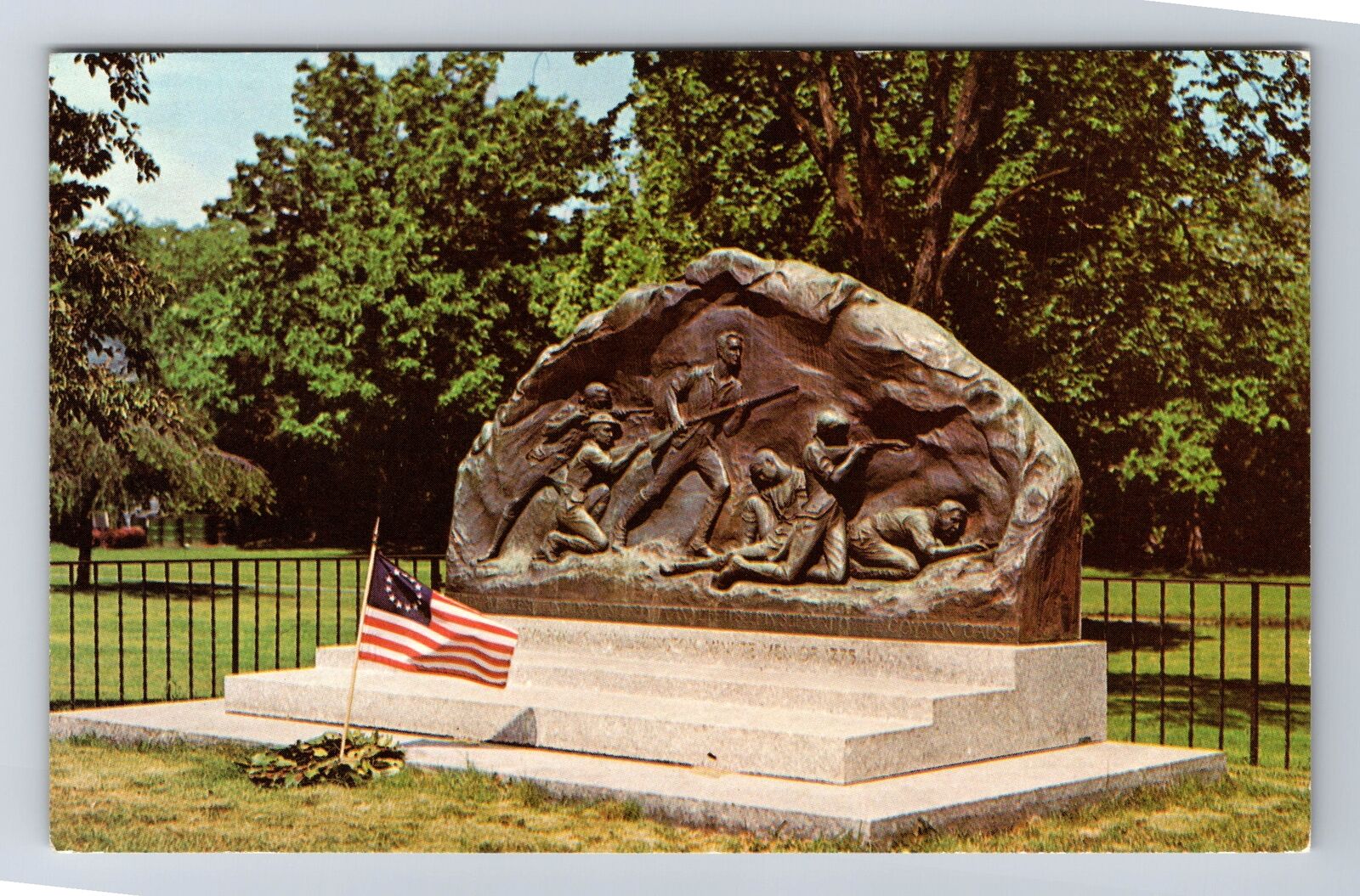 Lexington MA- Massachusetts, Lexington Minutemen, Battle Green, Vintage Postcard
