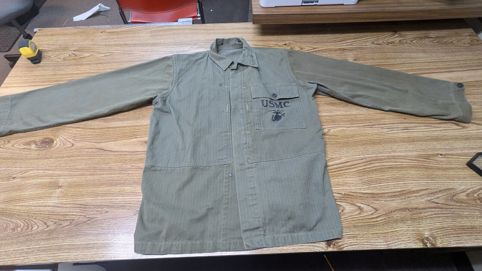 WWII USMC P44 HBT Shirt  Size 36