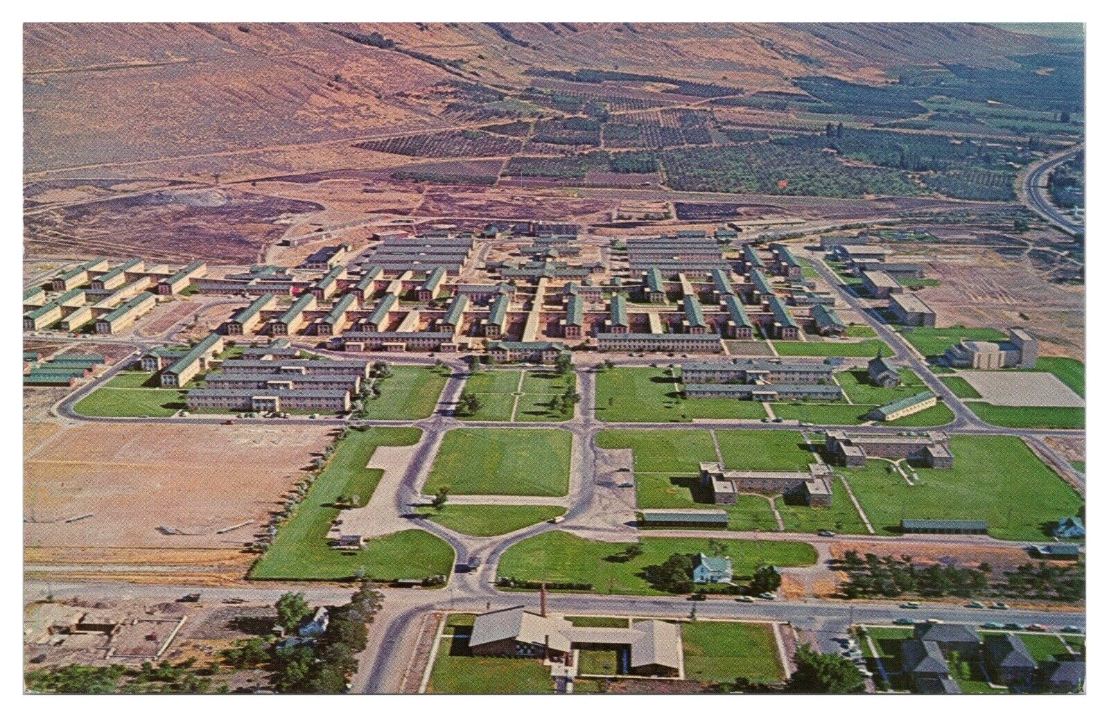 Vintage Intermountain School Brigham Utah Postcard Aerial View Unposted Chrome