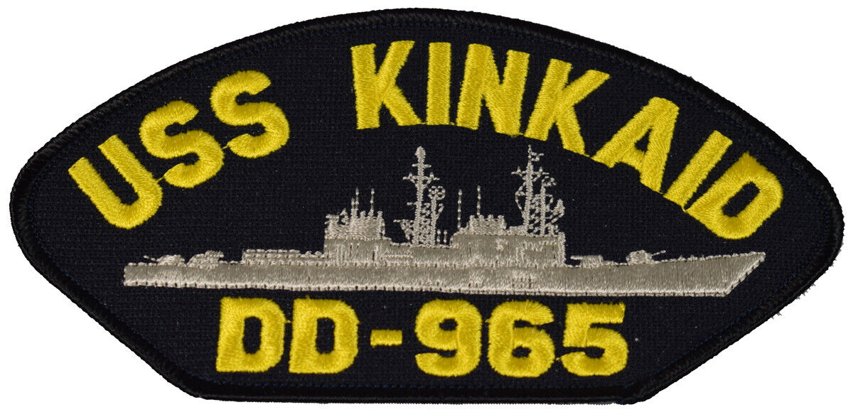 USS KINKAID DD-965 SHIP PATCH - GREAT COLOR - Veteran Owned Business
