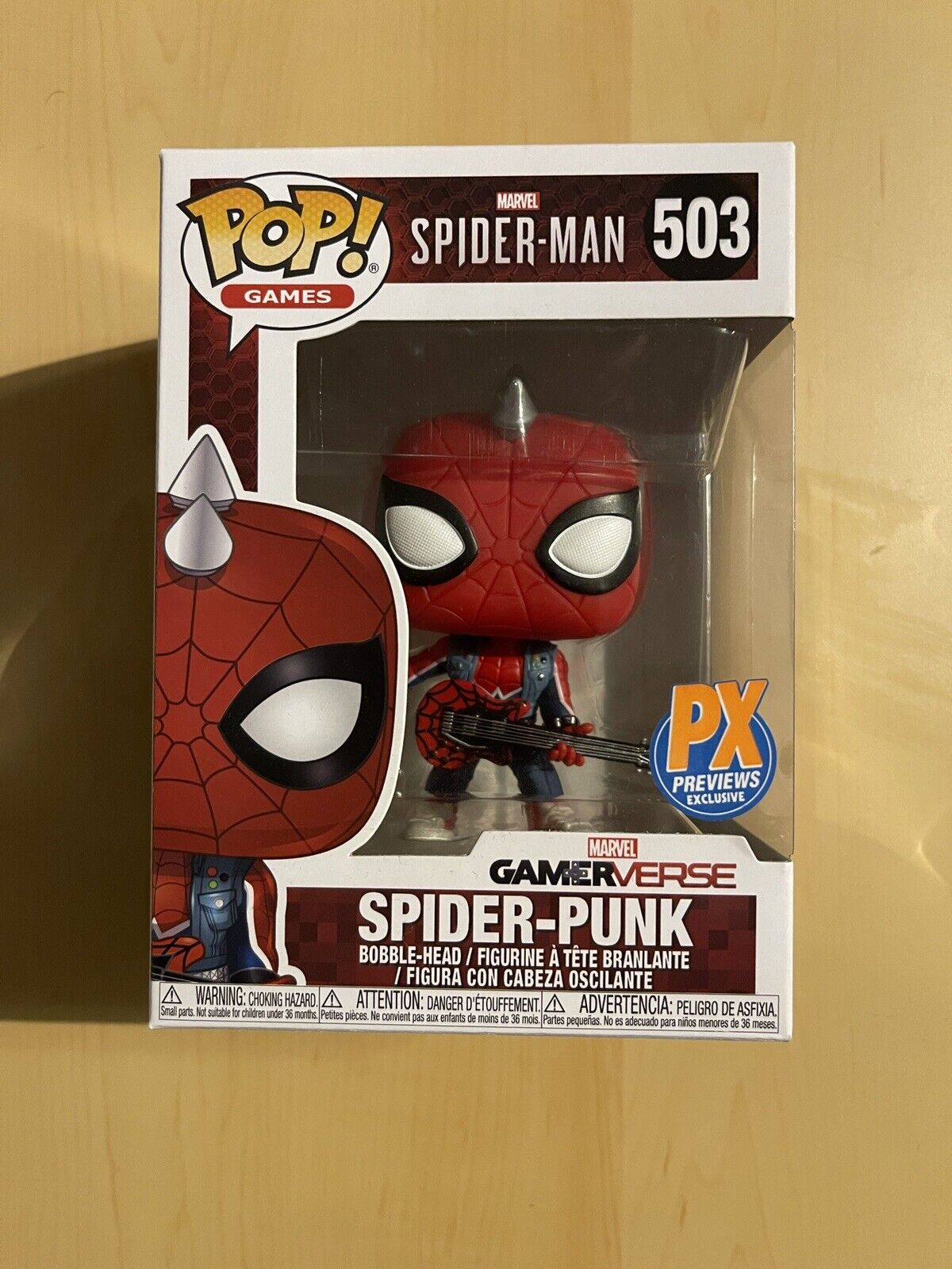 Funko Pop Spider-Punk (PX Previews) #503