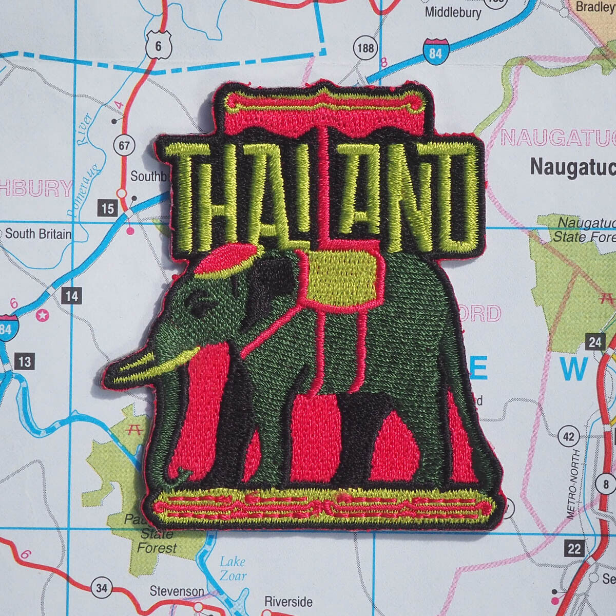 Thailand Iron on Travel Patch - Great Souvenir or Gift for travellers
