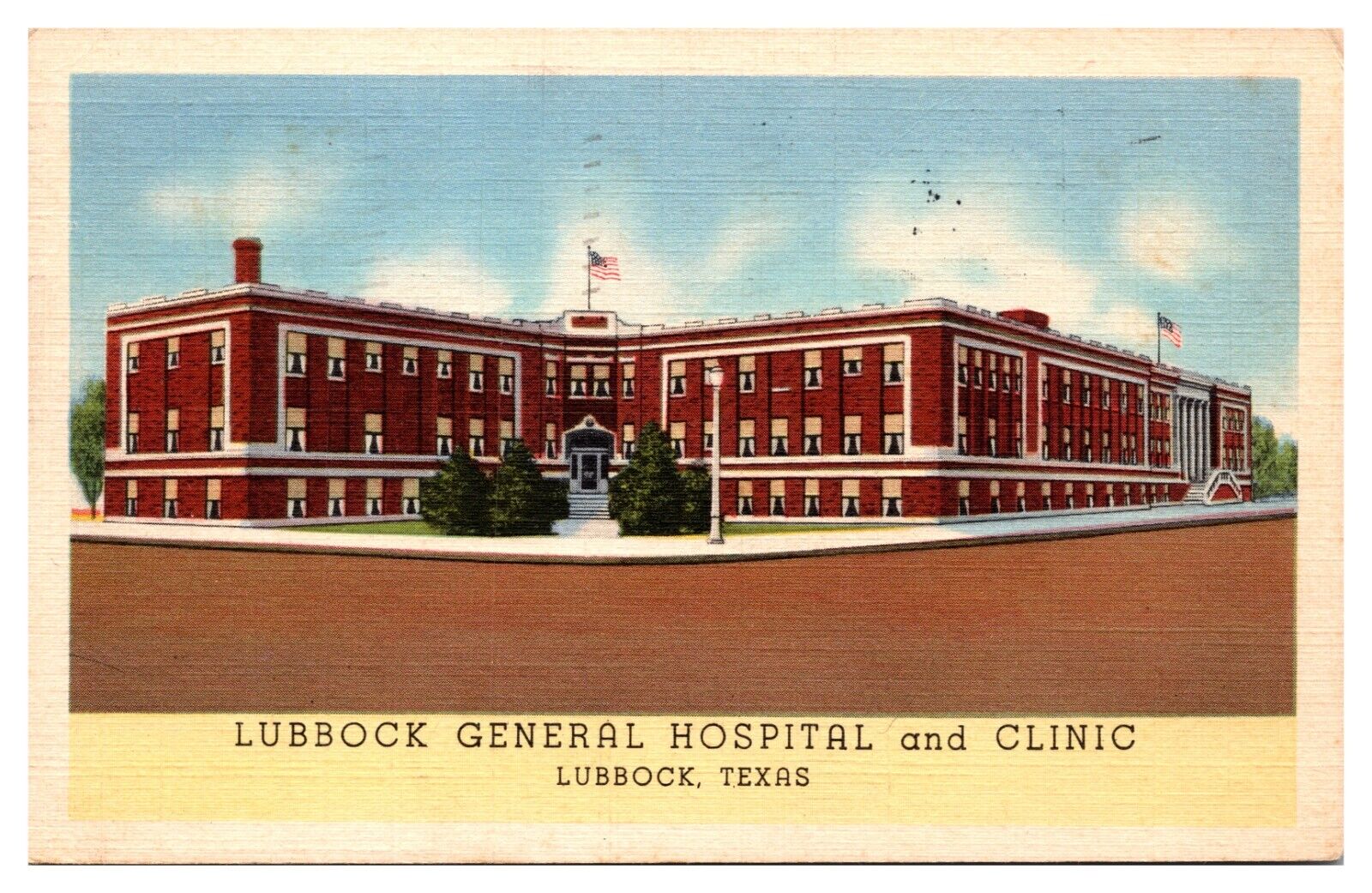 Lubbock Texas General Hospital & Clinic 1946  -A48