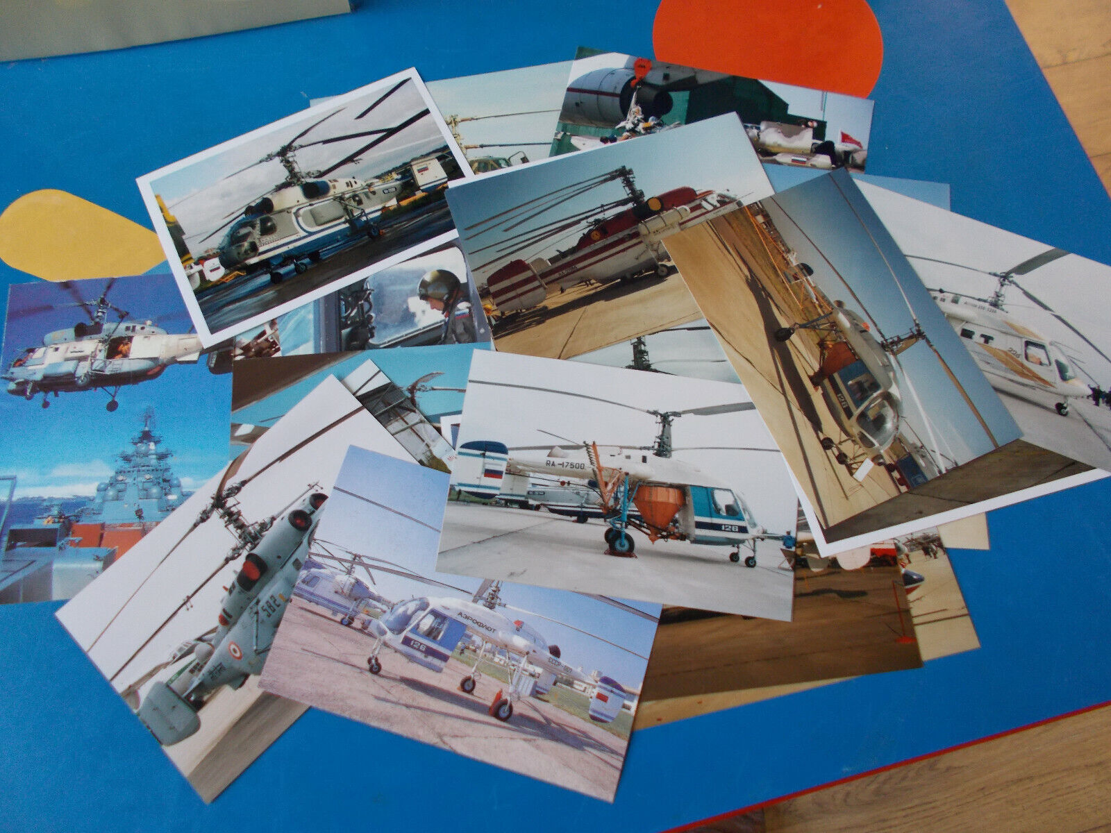 Kamov-Aviation Photo-Lot of 25 Photos-Format approx.10/15-Collection.