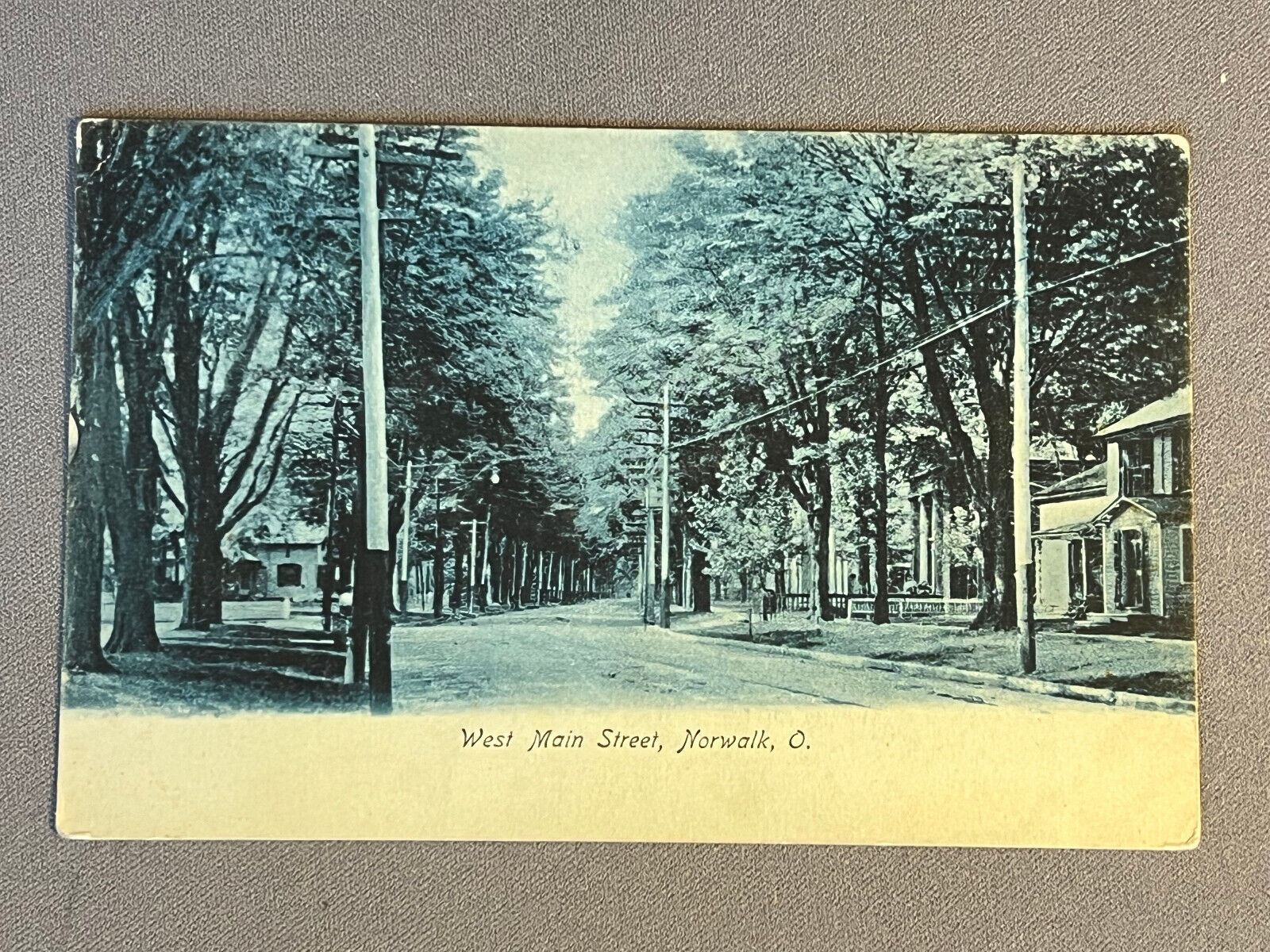 Ohio, OH, Norwalk, West Main Street, 1909