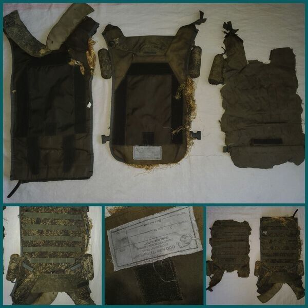 Russian Army 6B45  camo vest bags uniform Ukraine War soldier