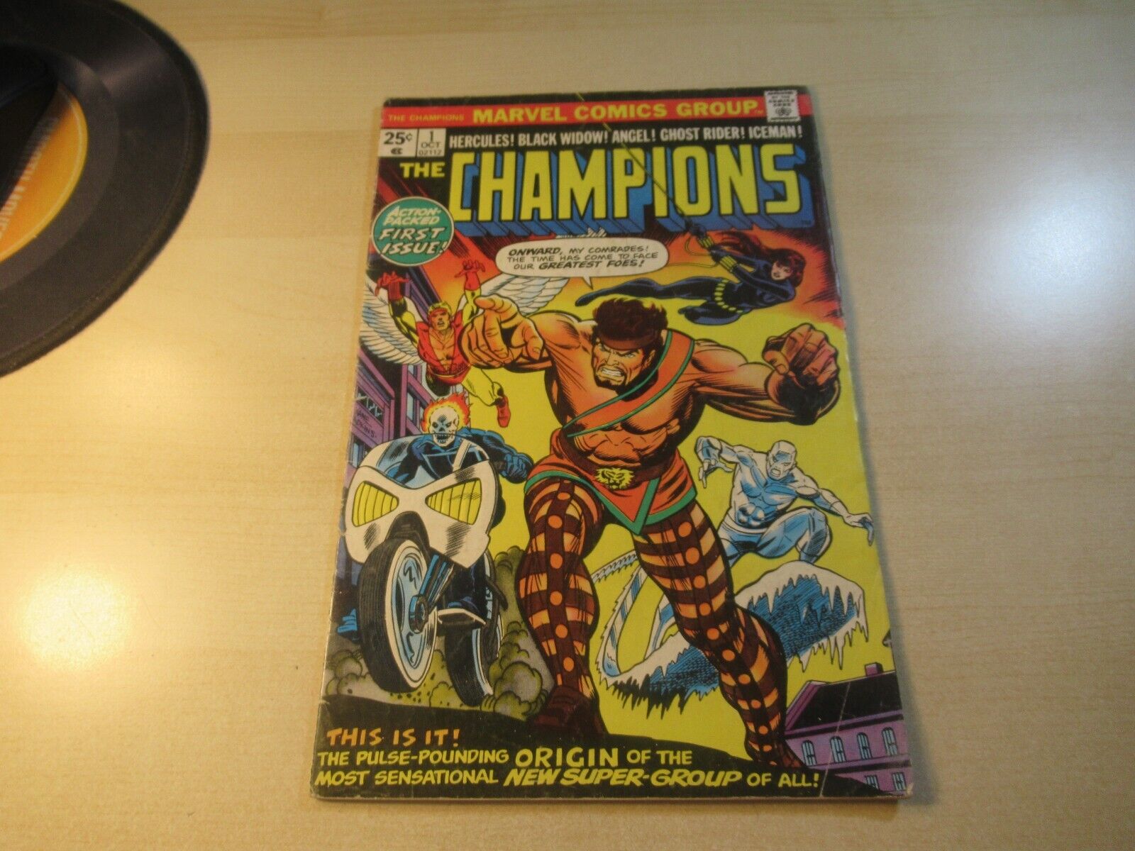 CHAMPIONS #1 MARVEL BRONZE AGE KEY 1ST APPEARANCE MID GRADE GHOST RIDER HERCULES