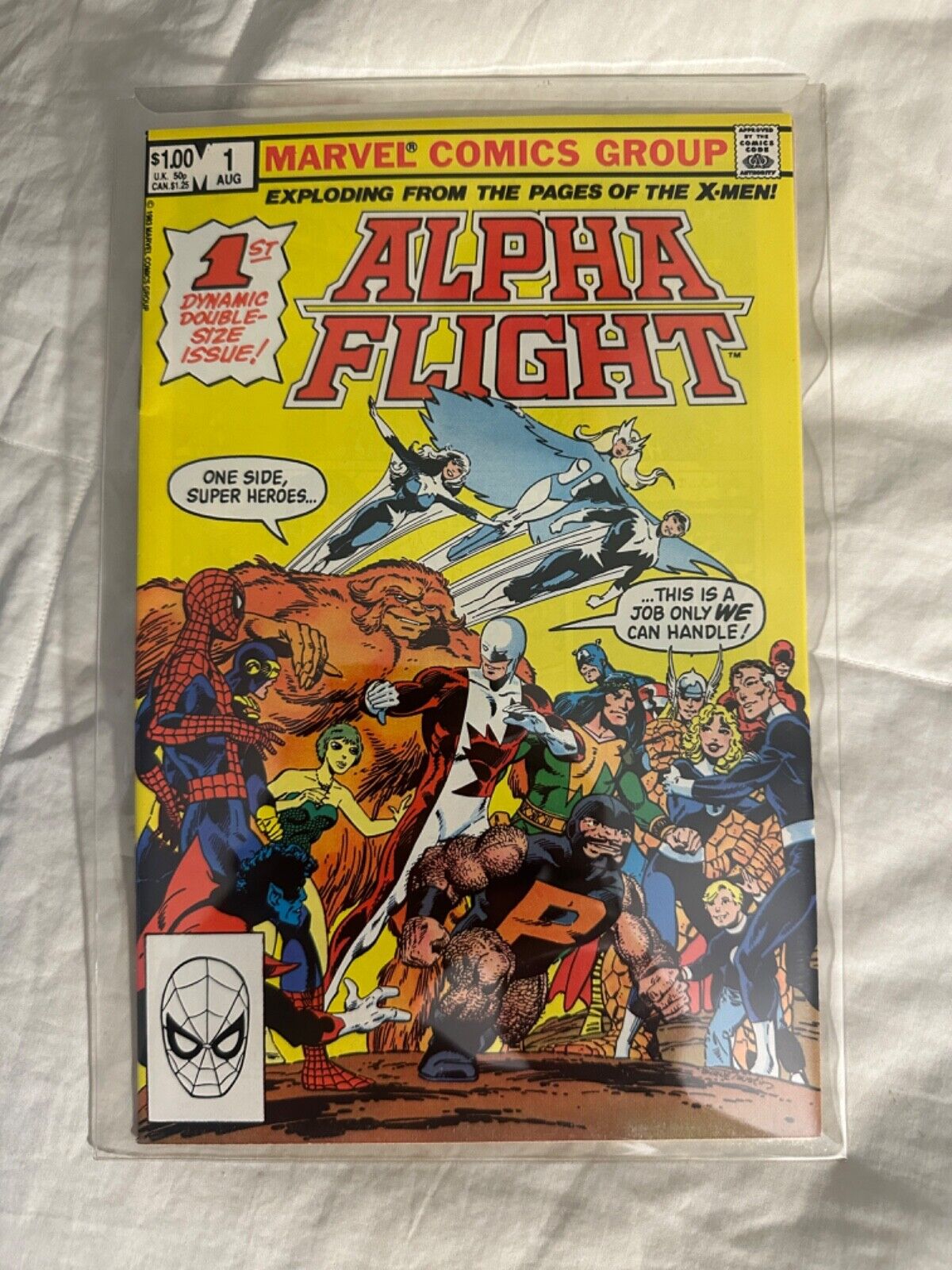 Alpha Flight #1 BRAND NEW CONDITION- Origin - 1983-MINT-NEVER READ