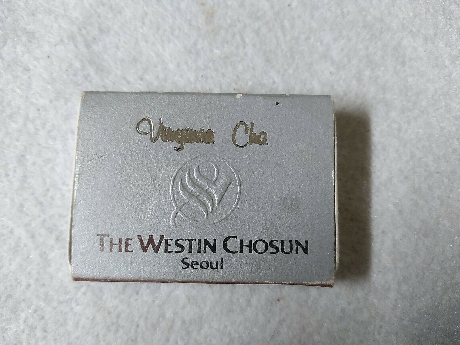 Matchbook Virginia Cha The Westin Chosun Seoul Korea Vintage 