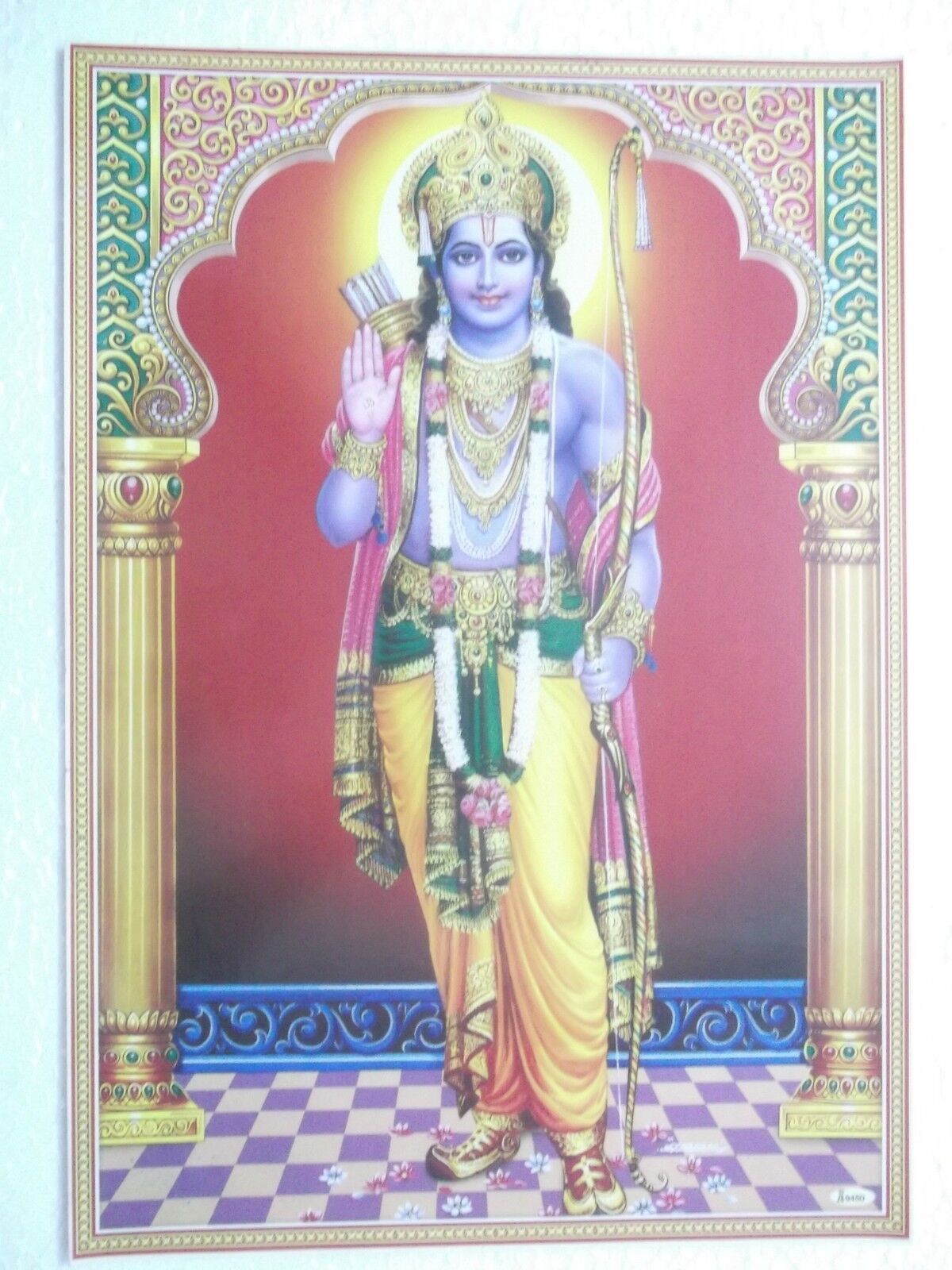 LORD RAM Poster Hindu God unique puja pray 16\