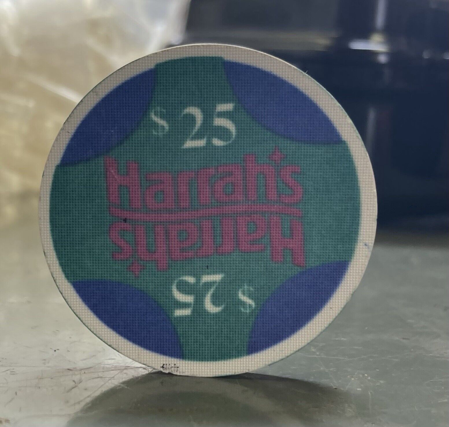 Harrah’s $25 Casino Chip ** Tahoe PROTOTYPE ~ Rare Unique ** BID IT UP 🤑