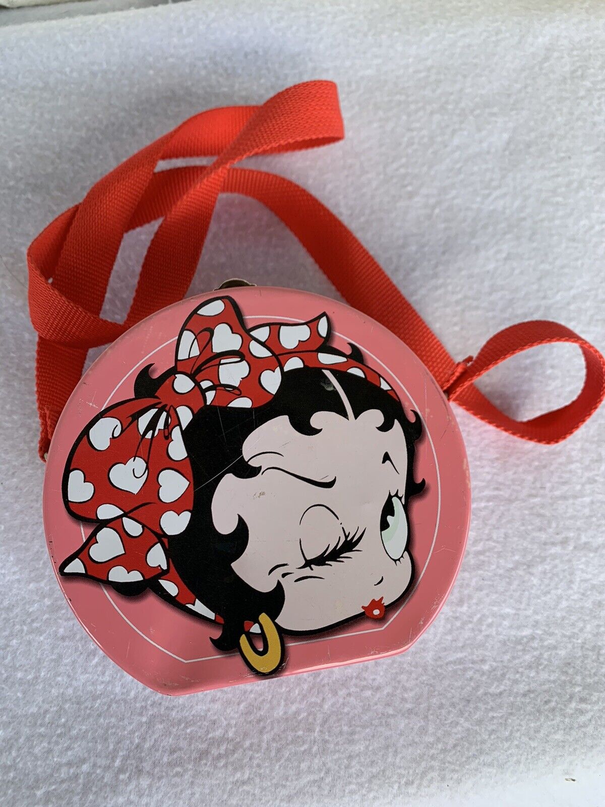 Vintage 1998 Betty Boop  Collectible Tin Mini Purse Lunchbox