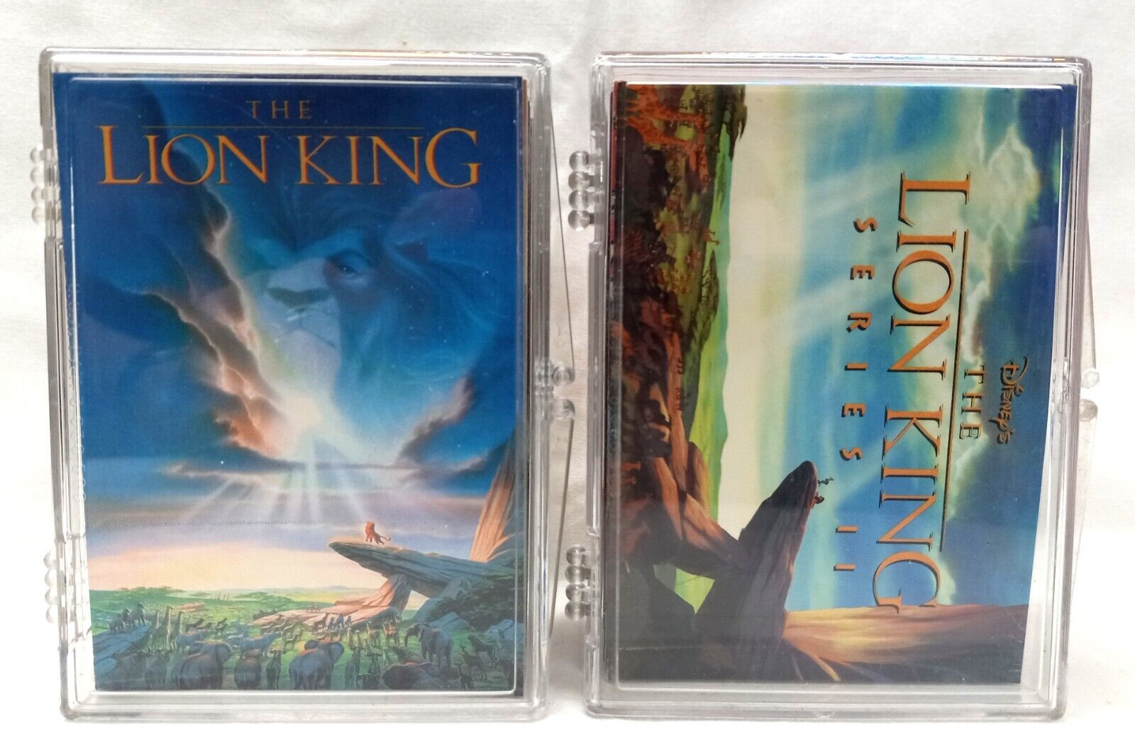 DISNEY\'S THE LION KING1994 SERIES 1 & 2 COMPLETE TRADING CARDS SKY BOX