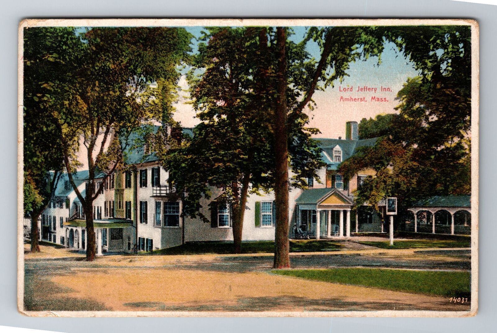 Amherst, MA-Massachusetts, Lord Jeffrey Inn Antique, Vintage Souvenir Postcard