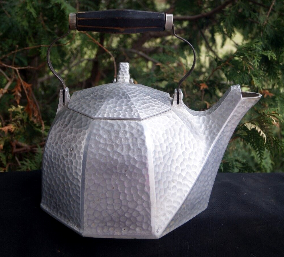 Antique 1930s Wagner Ware Sidney O - 5Qt Model 3127 Aluminum Tea Pot / Kettle