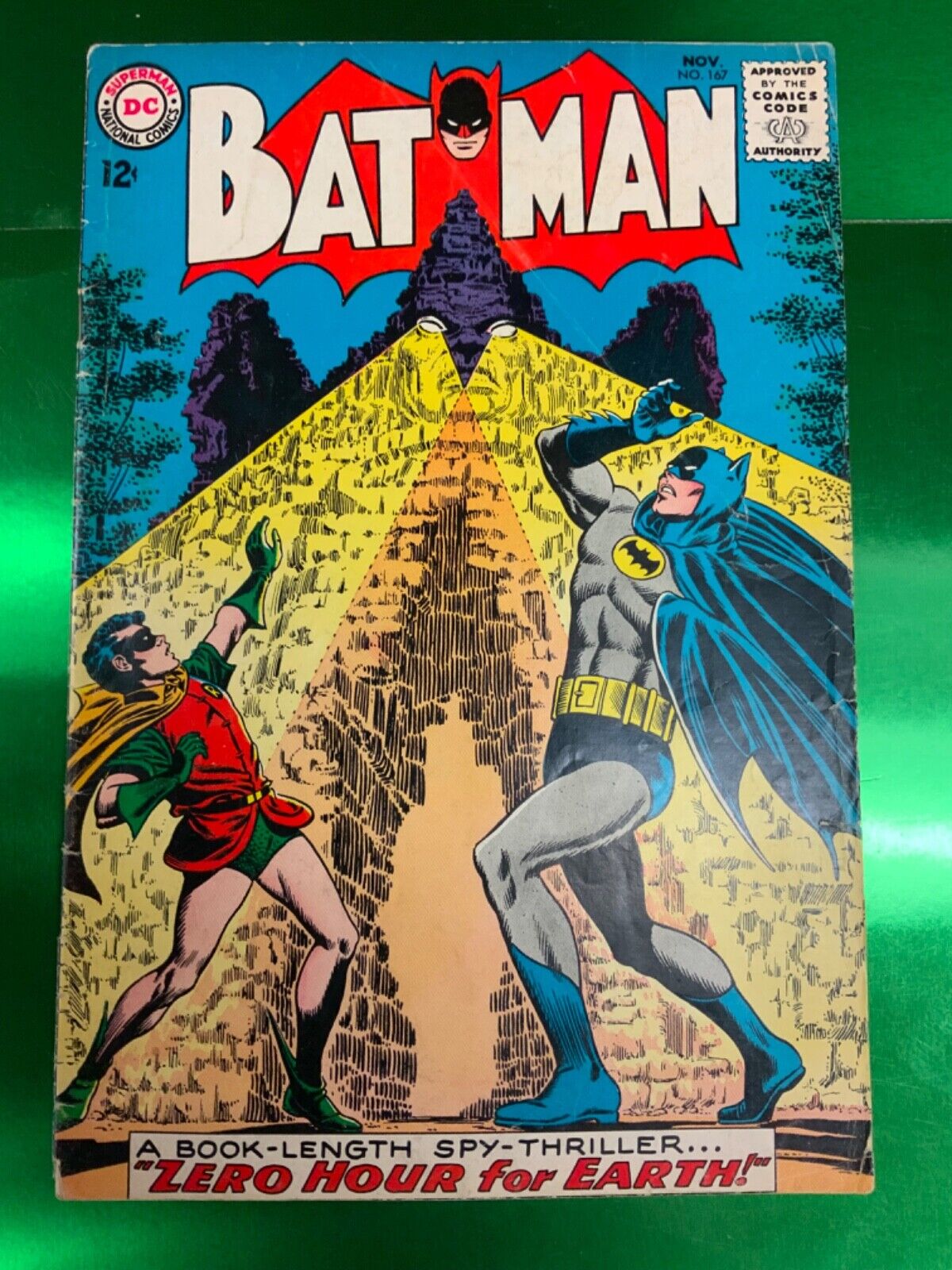 BATMAN #167 3.5 DC Comics 1964 “ZERO HOUR FOR EARTH\