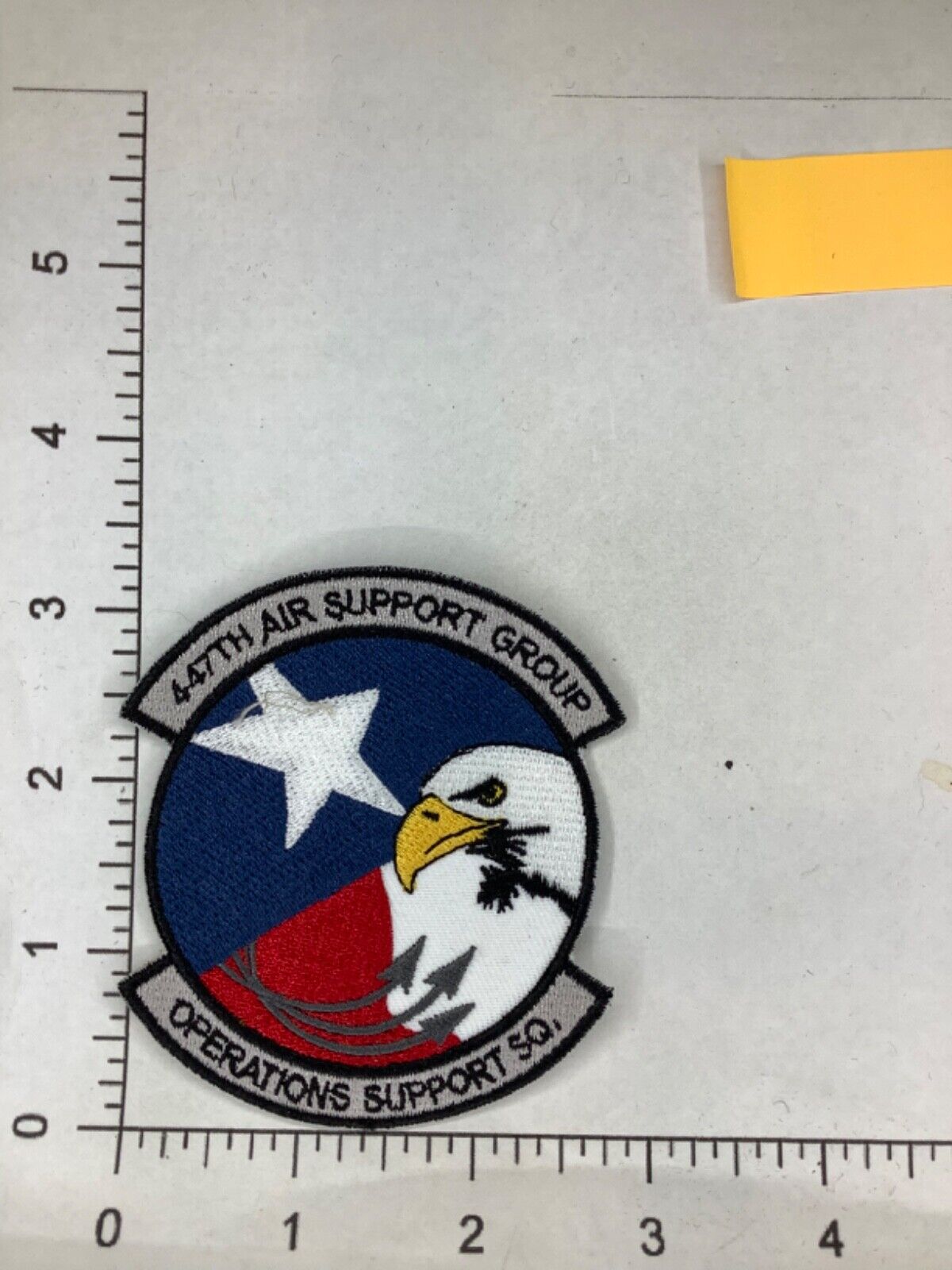USAF 447TH AIR SUPPORT GROUP SQUADRON PATCH
