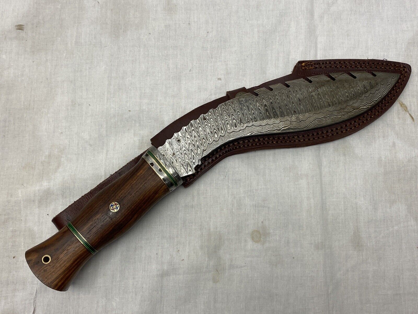 Custom Hand Forged Damascus Steel BOWIE Knife Hunting Knife Kukri KNIFE