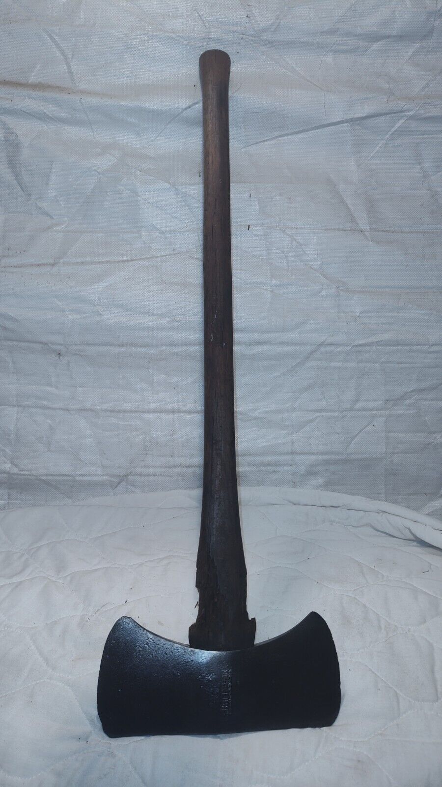 Vtg. CRAFTSMAN Double-bit Axe weighs  5 Lbs (E) Handle Might Need Replacement 