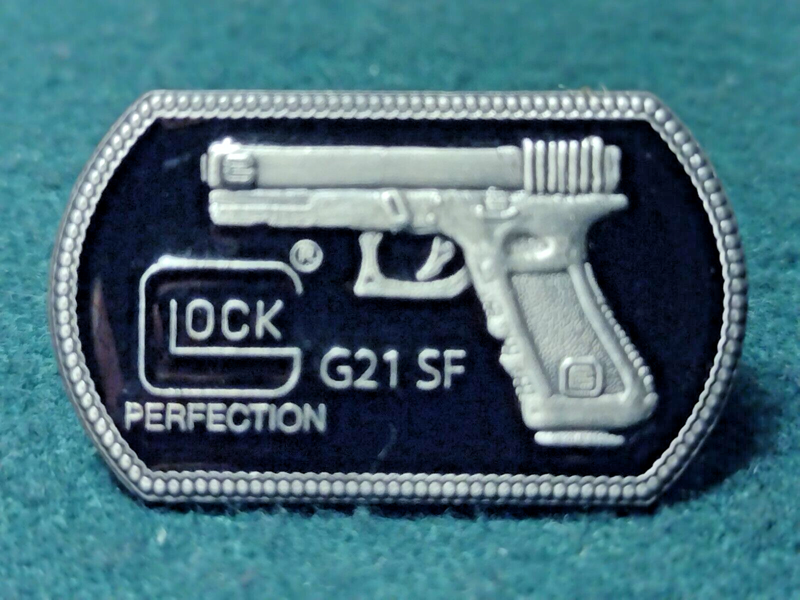 GLOCK PERFECTION G21 SF 45 ACP Short Frame Firearms Pistol Hatpin SHOT-SHOW NIP