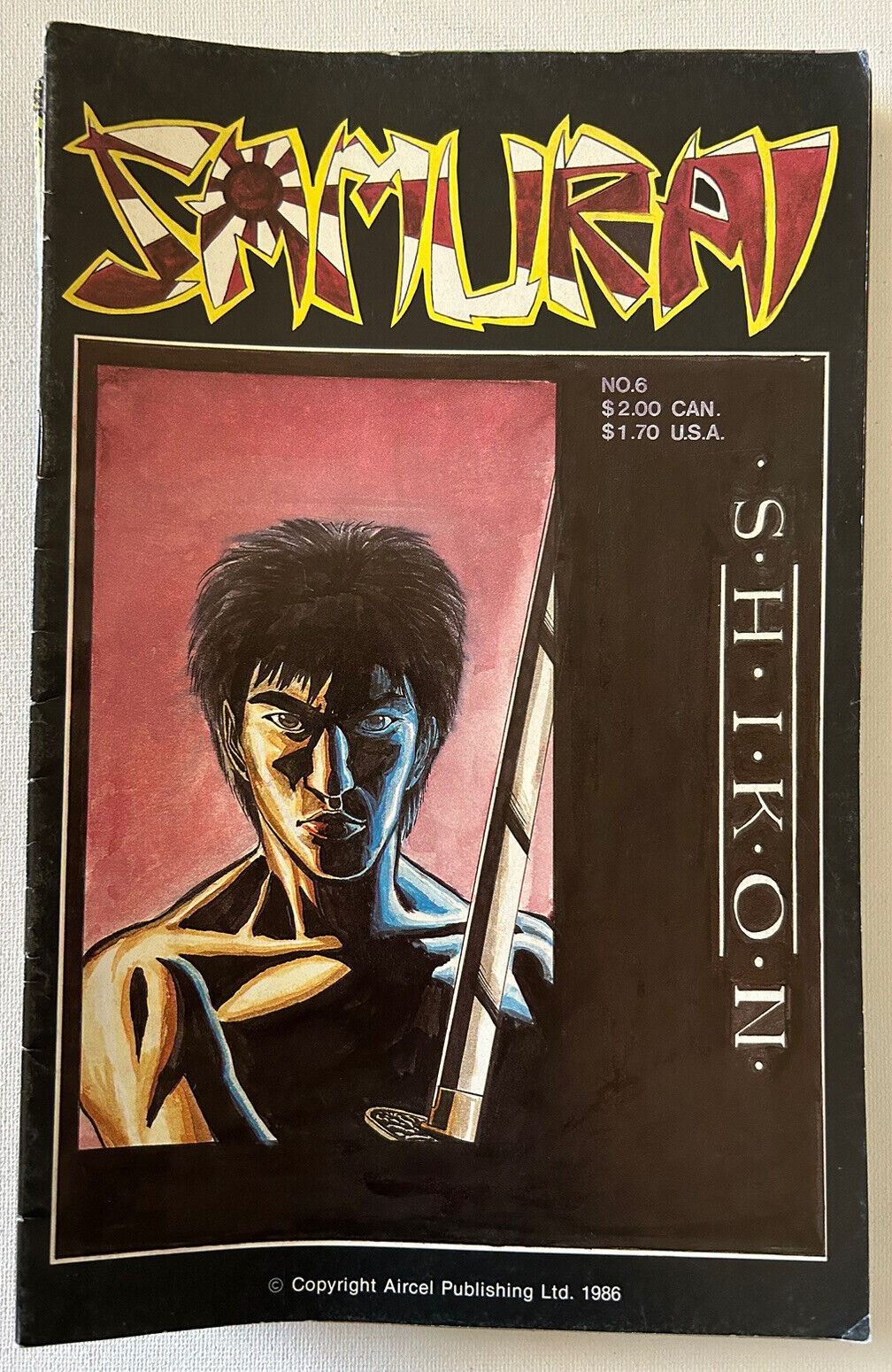 Samurai, Aircel Publishing Comics Comic Book 1986 Lot Of 13