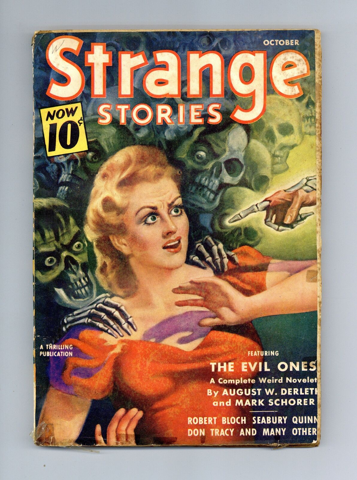Strange Stories Pulp Oct 1940 Vol. 4 #2 VG