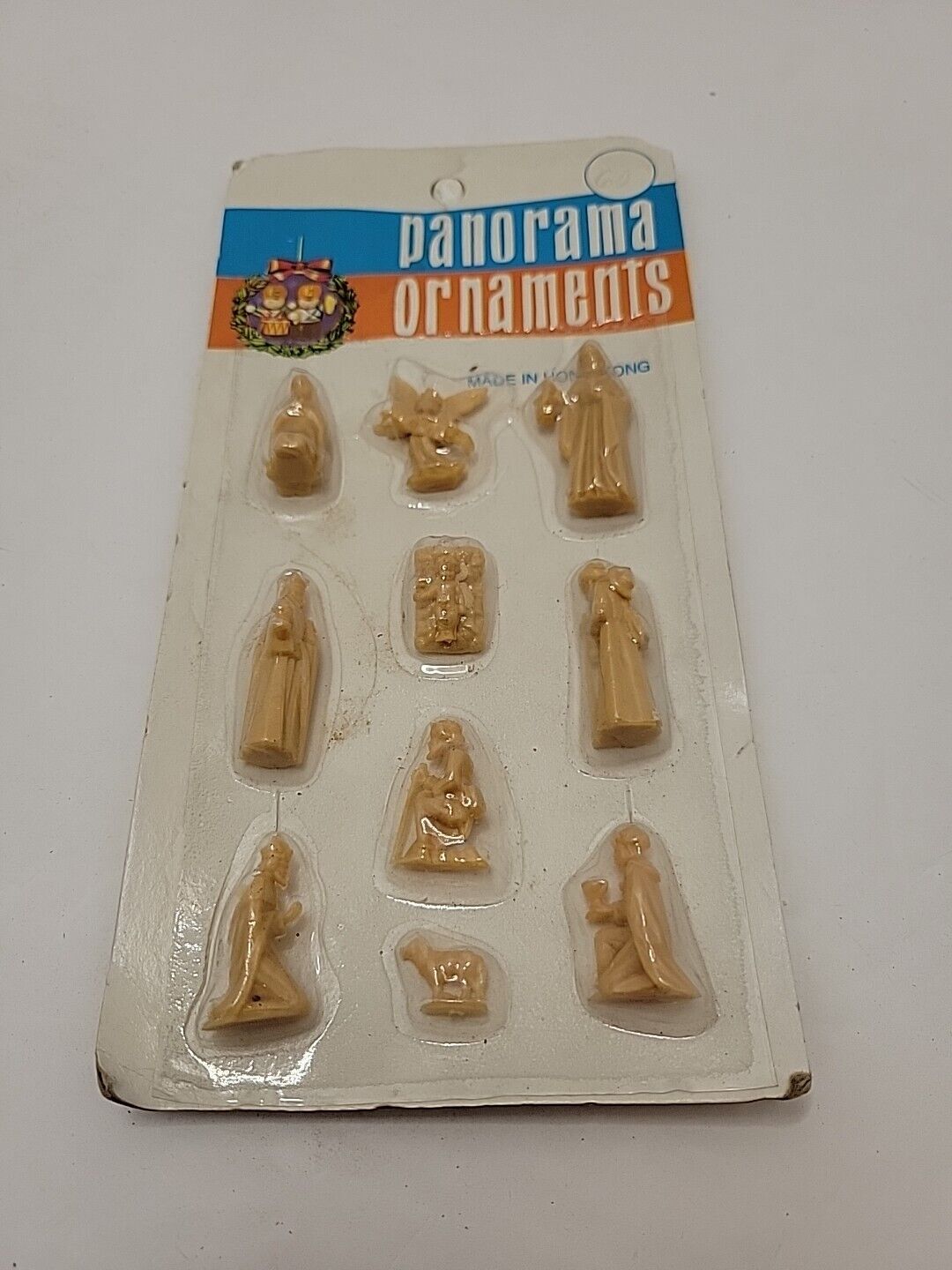 Vintage Walco Products Panorama Christmas Ornaments 10 Pieces.
