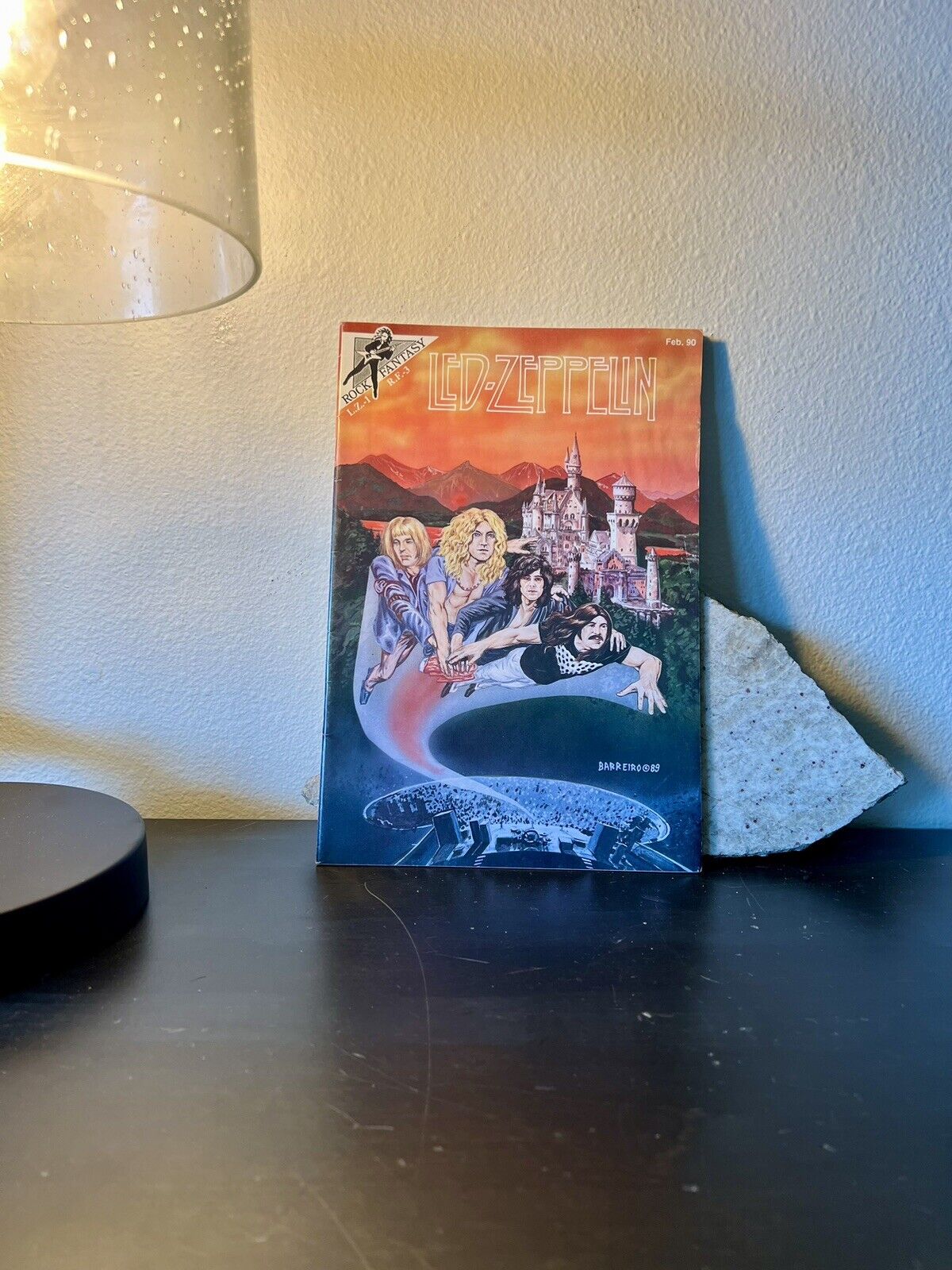 LED ZEPPELIN - Rock Fantasy Comic Book RARE Feb 1990