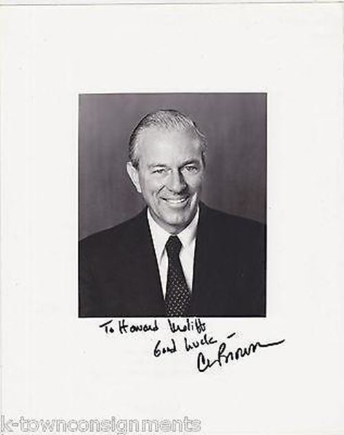 Charles Brown C. L. Brown AT&T CEO Original Autograph Signed Photograph