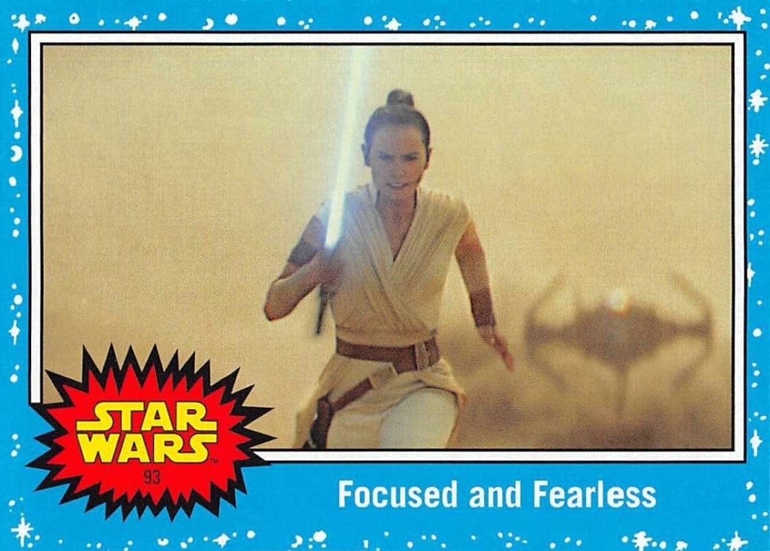 2019 Topps Star Wars Journey To The Rise Of Skywalker #93 Focused And Fearless