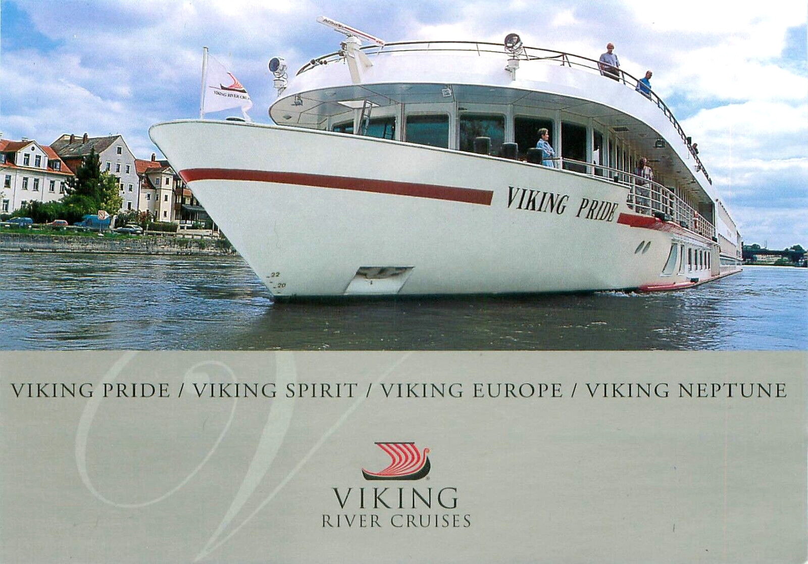 Viking River Cruises Viking Pride Cruise Ship Souvenir Postcard