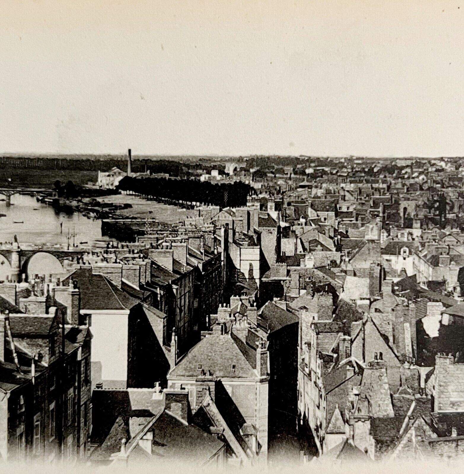 General View Of The City Of Angers France 1910s Postcard Rooftops PCBG12B