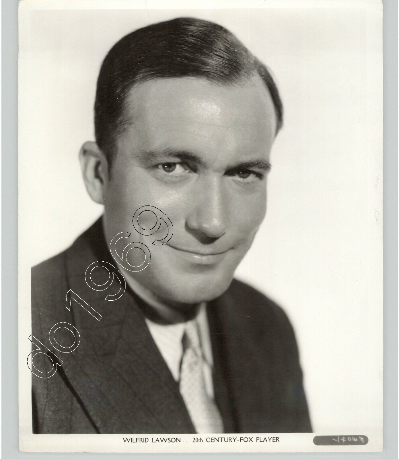 FILM & STAGE Actor WILFRED LAWSON Leading Man MOVIE STAR 1936 Press Photo