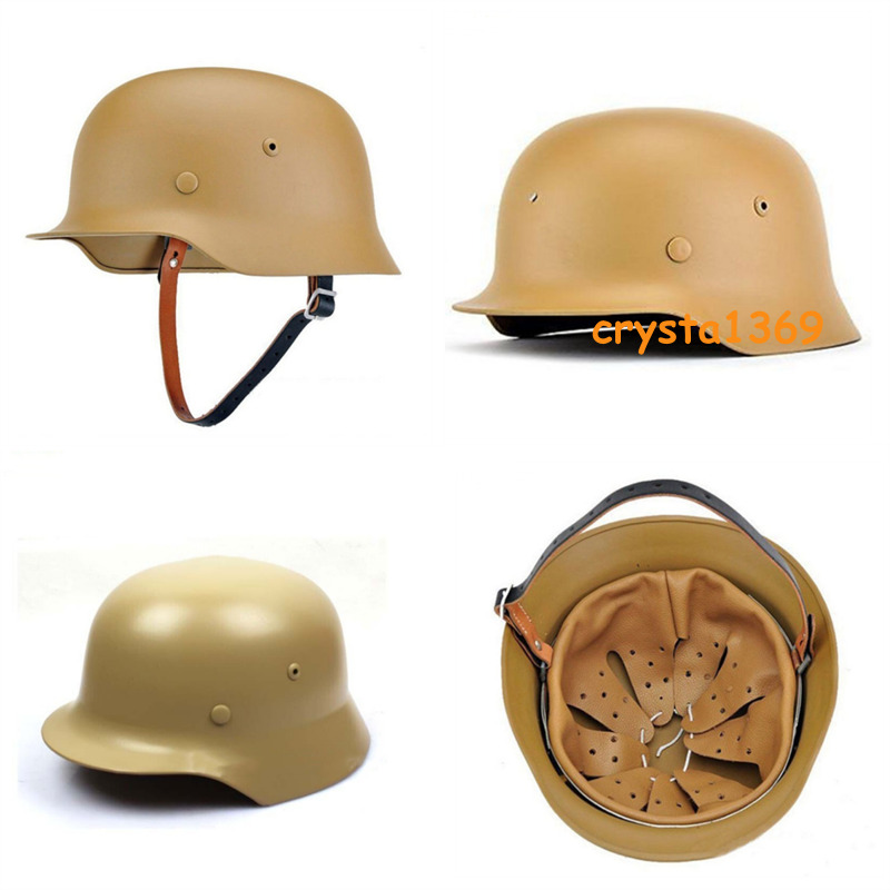 Replica Military WW2 German M35 Steel Helmet Army Field Helmet Motorcycle Hat