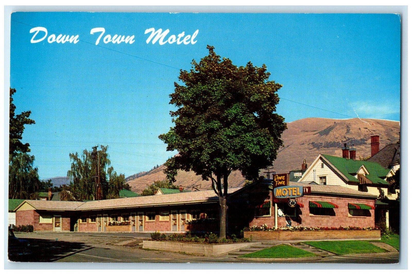 c1960\'s Down Town Motel East Broadway Missoula Montana MT Unposted Postcard