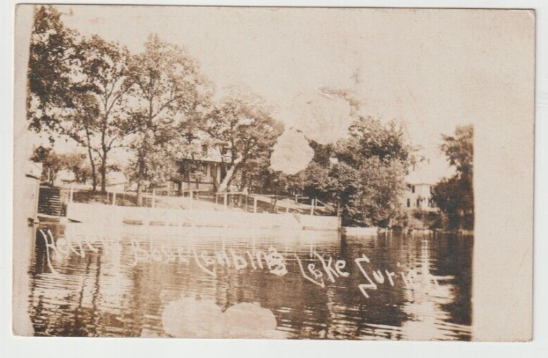 RPPC Postcard Photo ,  Lake Zurich, IL , C.1910