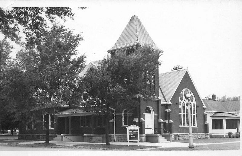 Methodist Church Slater Missouri 1962 RPPC Photo Postcard 20-2139