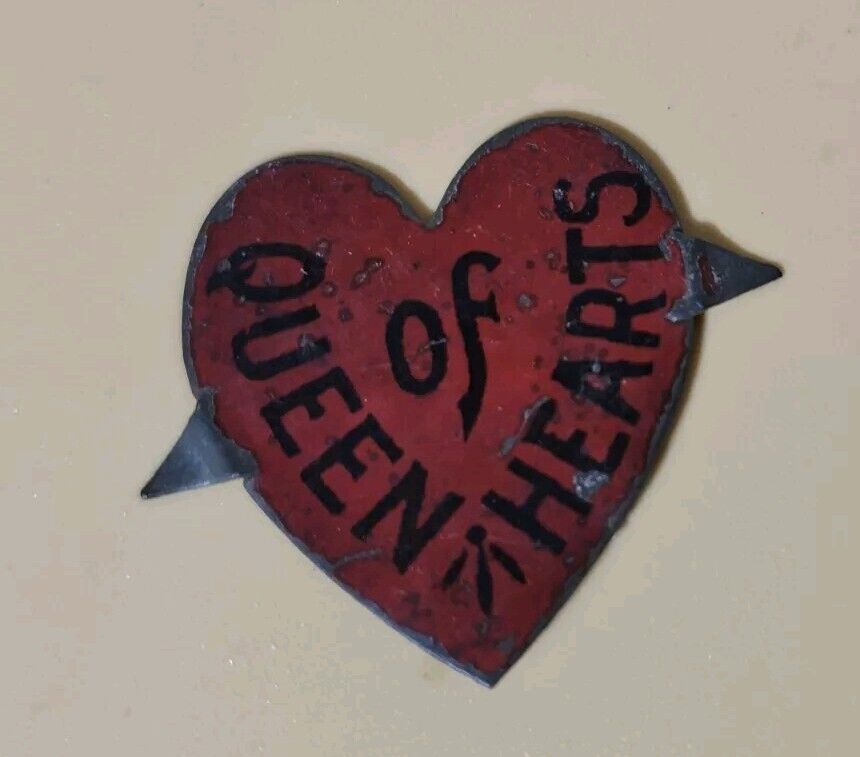 Vintage Tobacco Queen Of Hearts Tag - Semi RARE