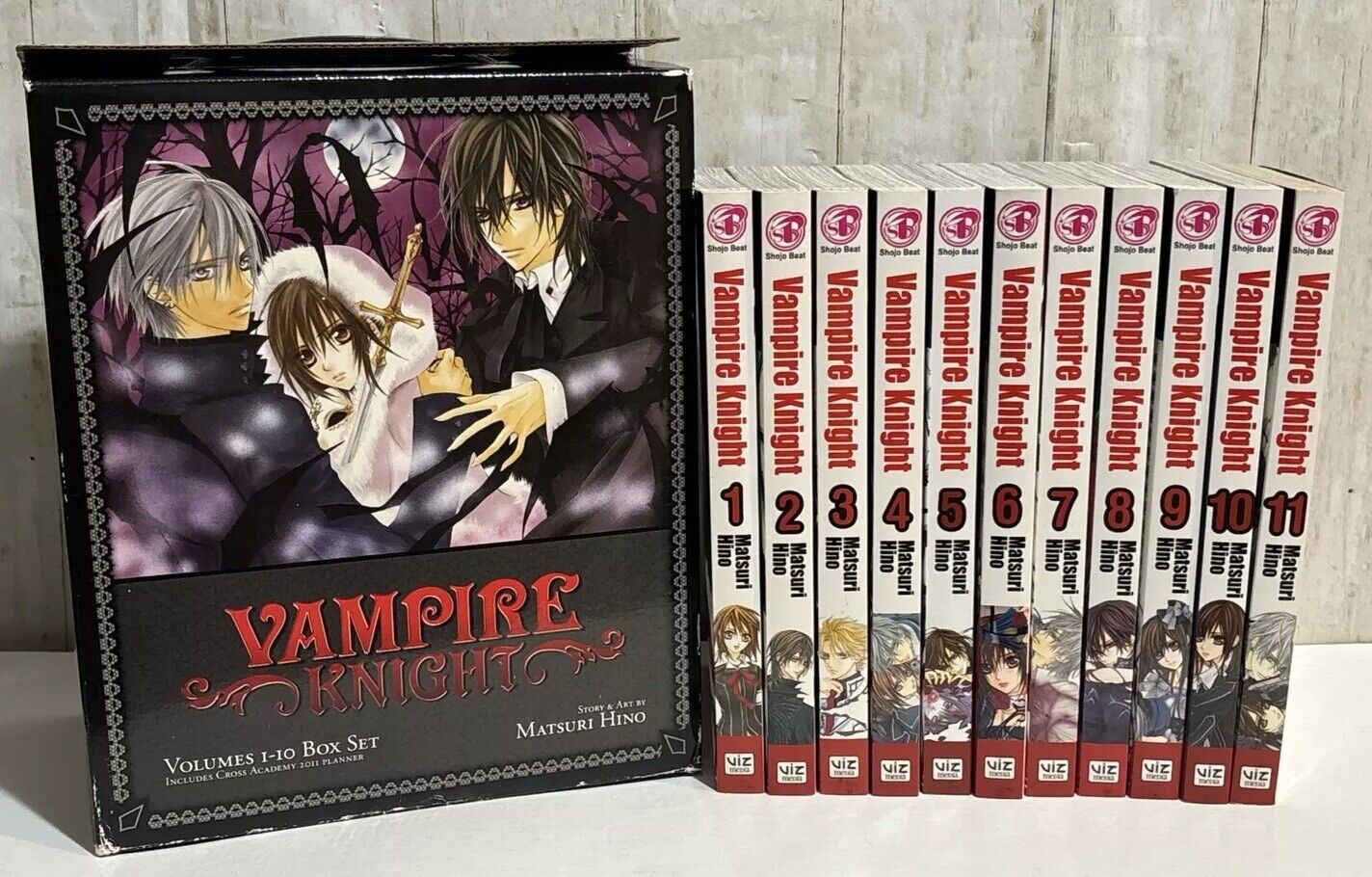 Vampire Knight Volume 1-10 Box Set + Volume 11 ~Anime Manga ~English ~NO Planner